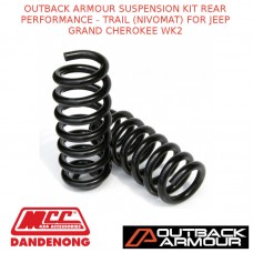 OUTBACK ARMOUR SUSPENSION KIT REAR TRAIL (NIVOMAT) FITS JEEP GRAND CHEROKEE WK2